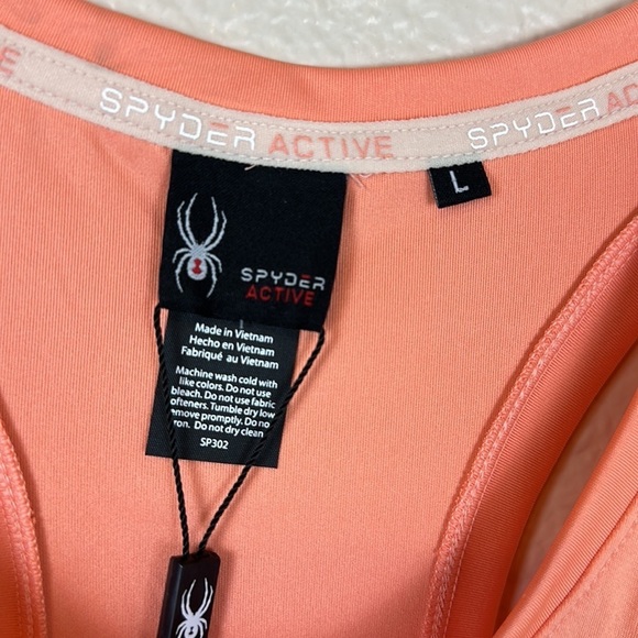 SPYDER ACTIVE TULIP HEM RACER BACK TANK TOP - Picture 6 of 9